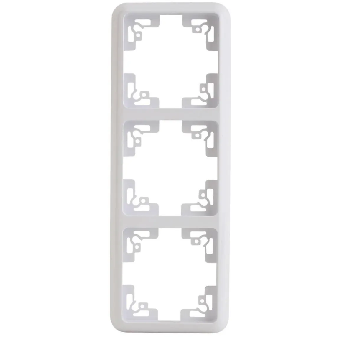 Abdeckrahmen Montreal 3-fach ultrawei Serie 502