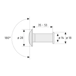 Abus Türspion 2300