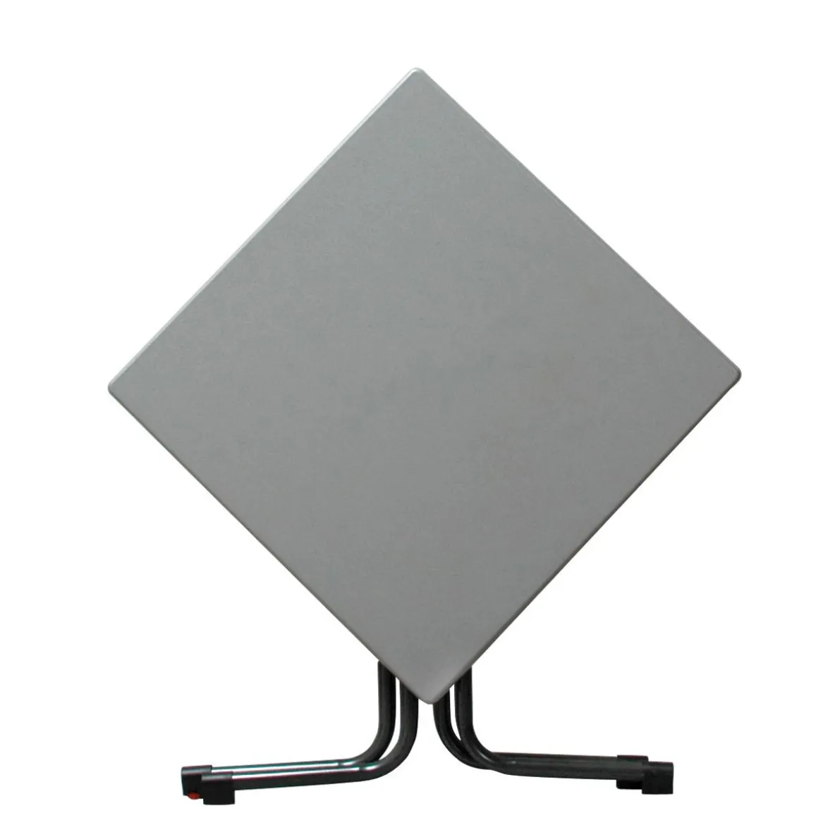 acamp Tisch Piazza 70 x 70 cm anthrazit/inox