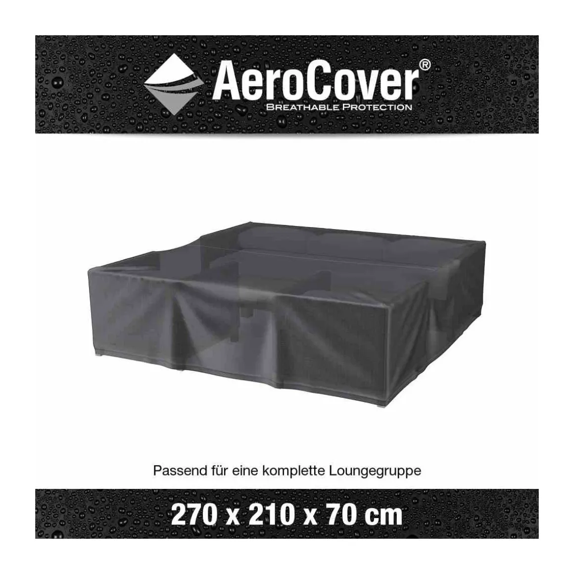AeroCover Schutzhülle für Lounge-Sets 270 x 210 x 70 cm anthrazit