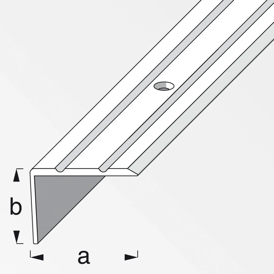 Alfer Treppenprofil 25 x 20 mm 2m bronze
