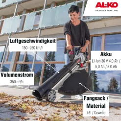AL-KO Akku-Laubsauger/-bläser LBV 4090 36V