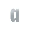 Alpertec Buchstabe a satiniert