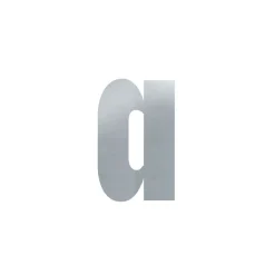 Alpertec Buchstabe a satiniert
