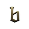 Alpertec Buchstabe b brüniert
