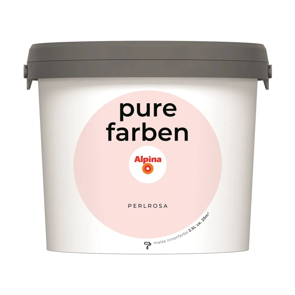 Alpina Innenfarbe pure farben 2,5 L Perlrosa matt