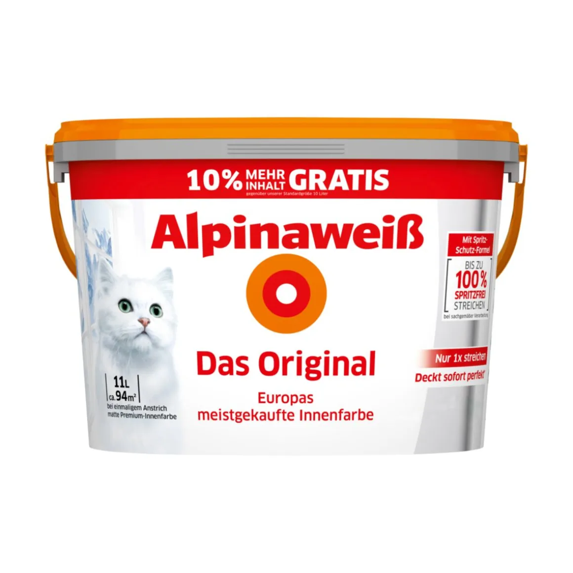 Alpina Innenfarbe weiß Das Original 11L