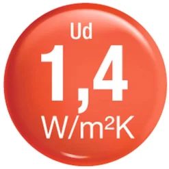 Aluminium Sicherheits-Haustür Rimini Superior 60 mm anthrazit 110 x 210 cm Anschlag rechts inkl Griffset