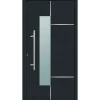Aluminium Sicherheits-Haustür Bari Superior 60 mm anthrazit 110 x 210 cm Anschlag links inkl Griffset