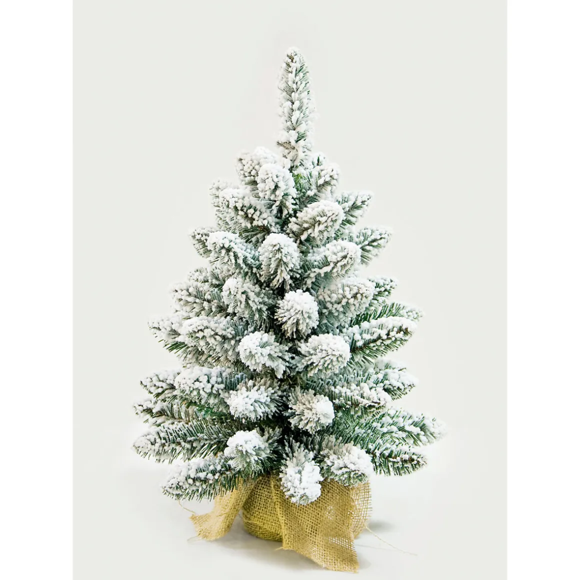 Ambientis Beschneiter Tannenbaum mit Jute 45 cm