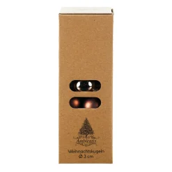 Ambientis Glaskugeln 3 cm braun champagner Mix