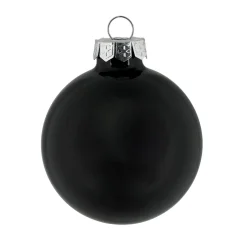 Ambientis Glaskugeln 6 cm schwarz gold Mix