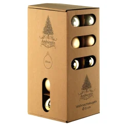 Ambientis Glaskugeln 6 cm gold Mix