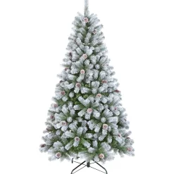 Ambientis Künstlicher Tannebaum Colorado 180 cm gefrostet mit Zapfen