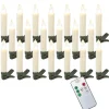 Ambientis Weihnachtsbaumkerzen-Set kabellos 20er Timer Dimmfunktion