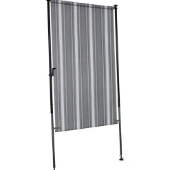 Angerer Freizeitmöbel GmbH Balkonsichtschutz grau gestreift, 150 cm