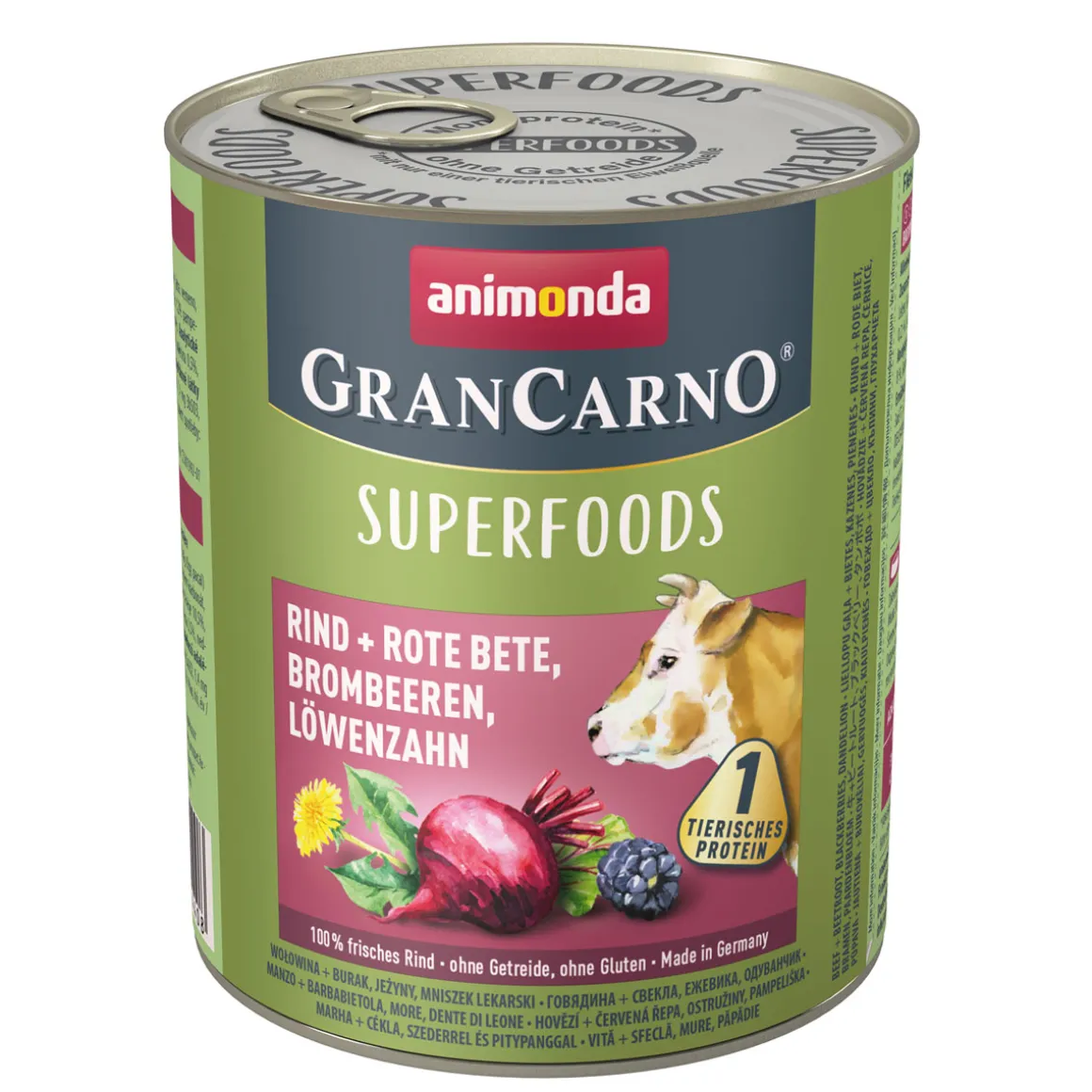 animonda Gran Carno Adult Superfood Rind und Rote Beete 800g