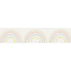 AS Creation Selbstklebende Bordüre 5 x 0,13 m, Muster: Regenbögen