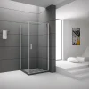 Aurlane Glasdusche Silver Square 90 x 200 x 90 cm