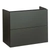 BADMOBIL Waschtischunterschrank CRAFT 63 x 54 x 36 cm 2 Schubladen mit Push-To-Open grün-matt