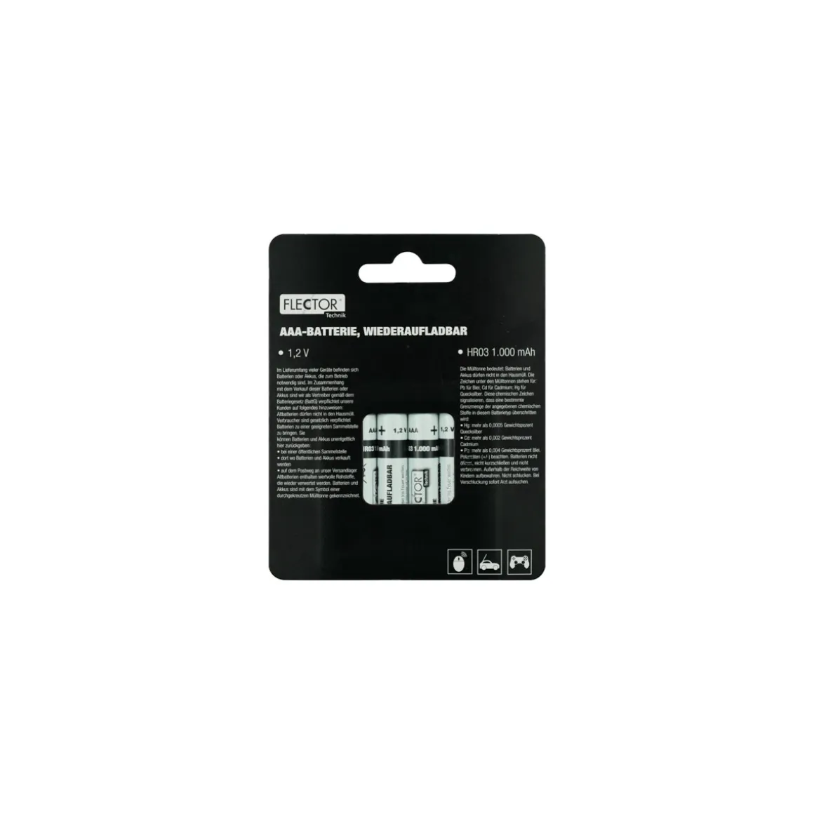 Basic Akku AAA 1000mAh 4 Stück