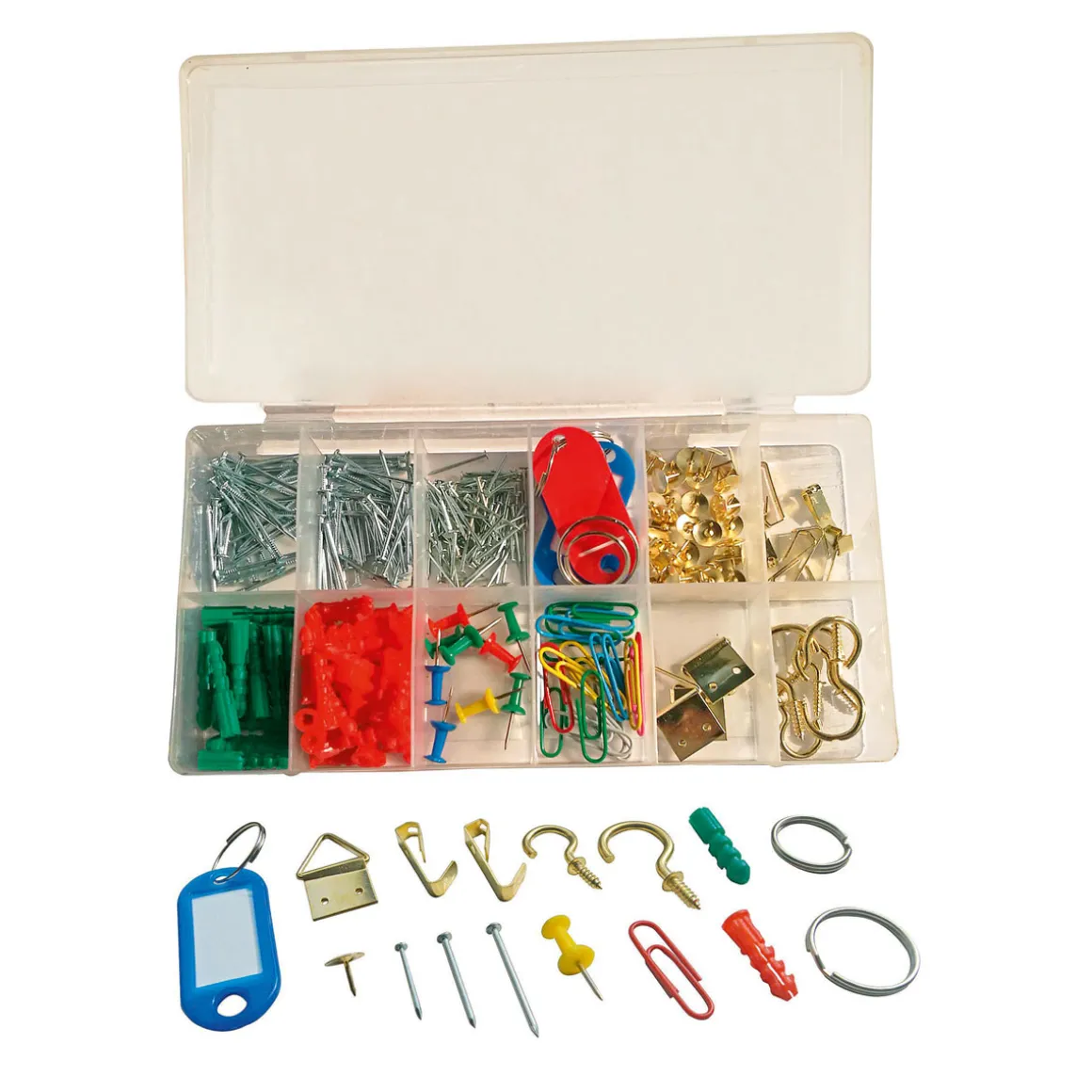 Basic Haken- Nägel- und Ringset 337 teilig
