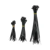 Basic Kabelbinder-Set schwarz 75-teilig