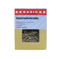 Basic Universalschraube 3,5 x 30 mm 250 Stück PZ