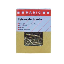 Basic Universalschraube 4,0 x 35 mm 150 Stück