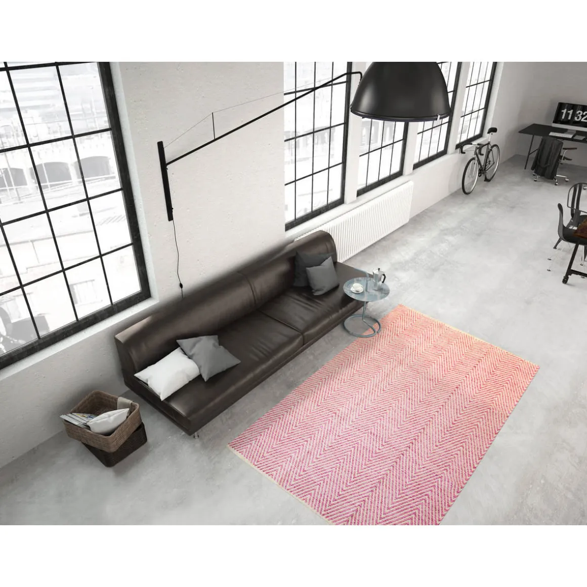 Baumwollteppich Aperitif 510 pink