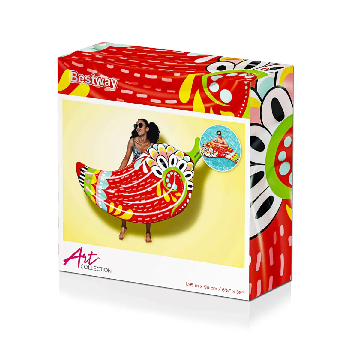 Bestway Luftmatratze Flirty Fiesta Paprika