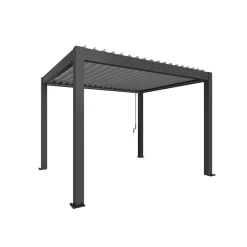 Biohort Pergola Gr. 3,5 x 3 dunkelgrau/silber-metallic