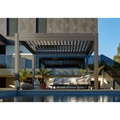Biohort Pergola Gr. 3,5 x 3 dunkelgrau/silber-metallic
