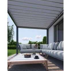 Biohort Pergola Gr. 3 x 3,5 dunkelgrau/silber-metallic
