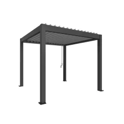Biohort Pergola Gr. 3 x 3 dunkelgrau/silber-metallic