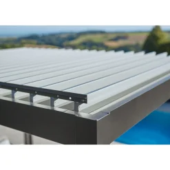 Biohort Pergola Gr. 4 x 3 quarzgrau/silber-metallic