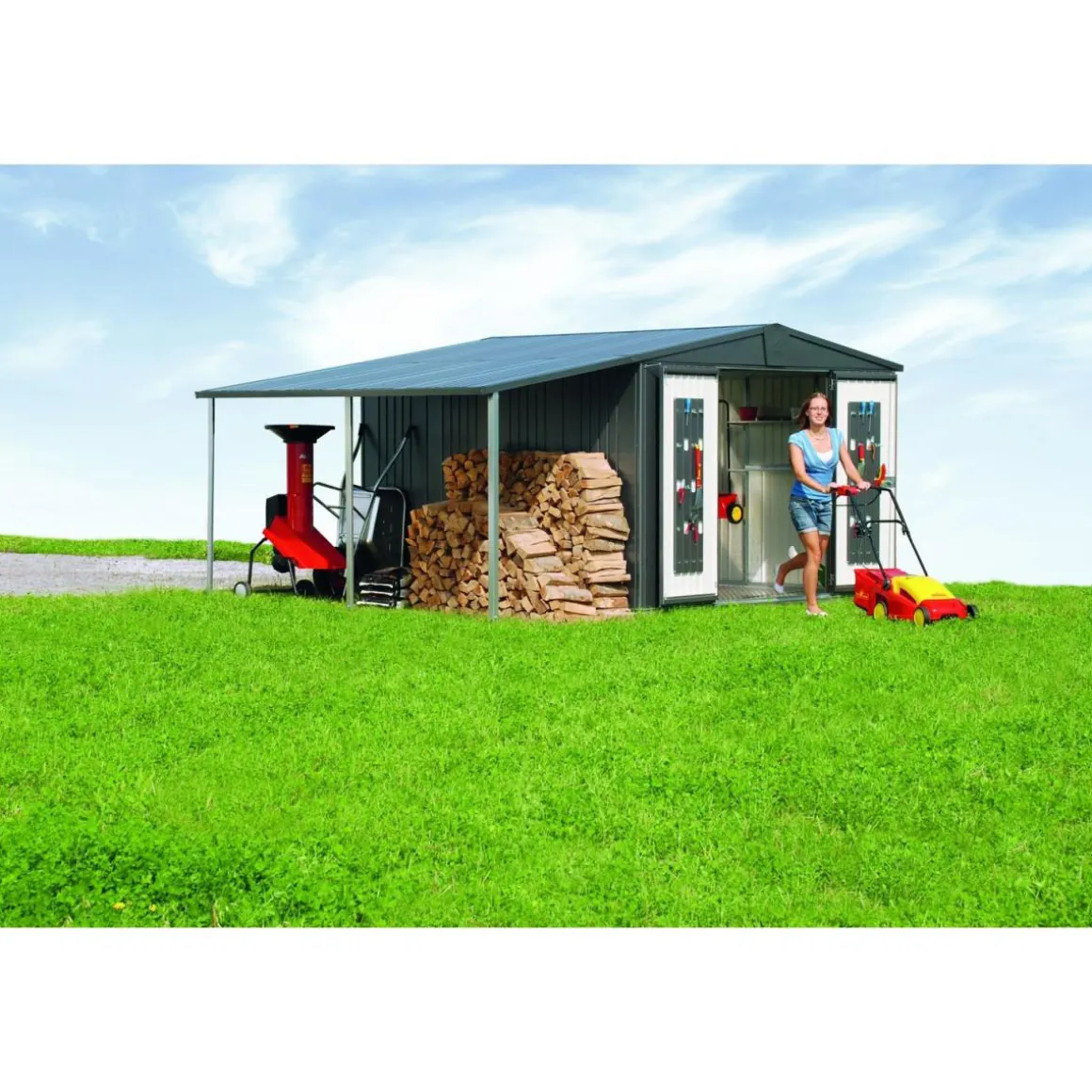 Biohort Seitendach zu Europa Größe 4/5 grün