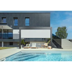 Biohort Sonnenschutzrollo Gr. 3 m dunkelgrau-metallic