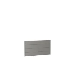 Biohort Wandpaneel für Sichtschutz ohne Acrylglas 180x90 quarzgrau-metallic