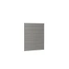 Biohort Wandpaneel für Sichtschutz ohne Acrylglas 150x180 quarzgrau-metallic