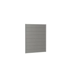 Biohort Wandpaneel für Sichtschutz ohne Acrylglas 150x180 quarzgrau-metallic