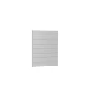 Biohort Wandpaneel für Sichtschutz ohne Acrylglas 150x180 silber-metallic