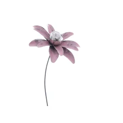 Blumenstecker Durchmesser 22 x 92 cm rosa