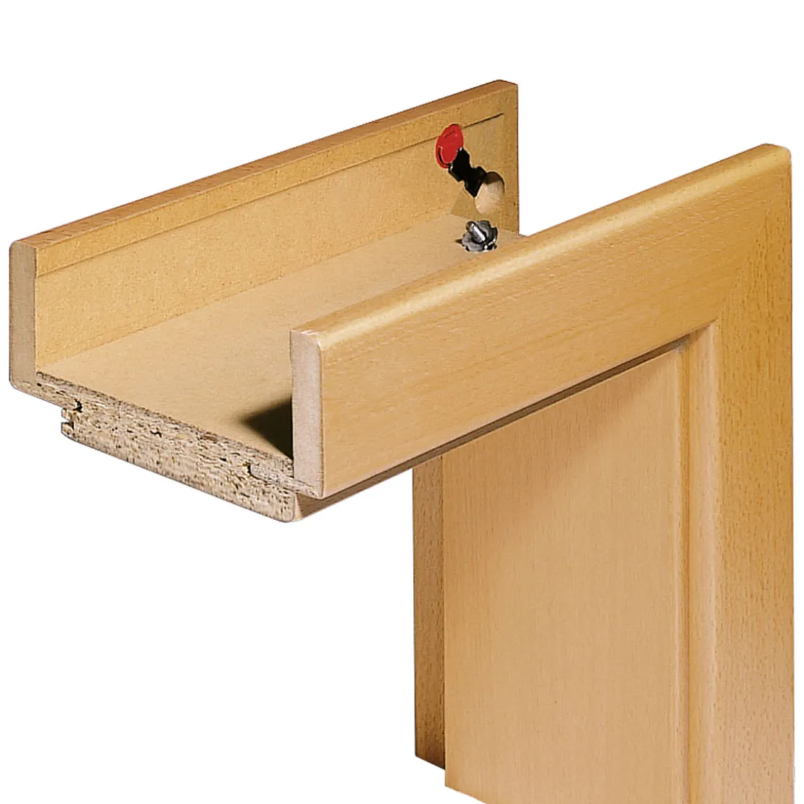 Borne Komplett-Zarge 198,5 x 73,5 x 20 cm CPL braun links
