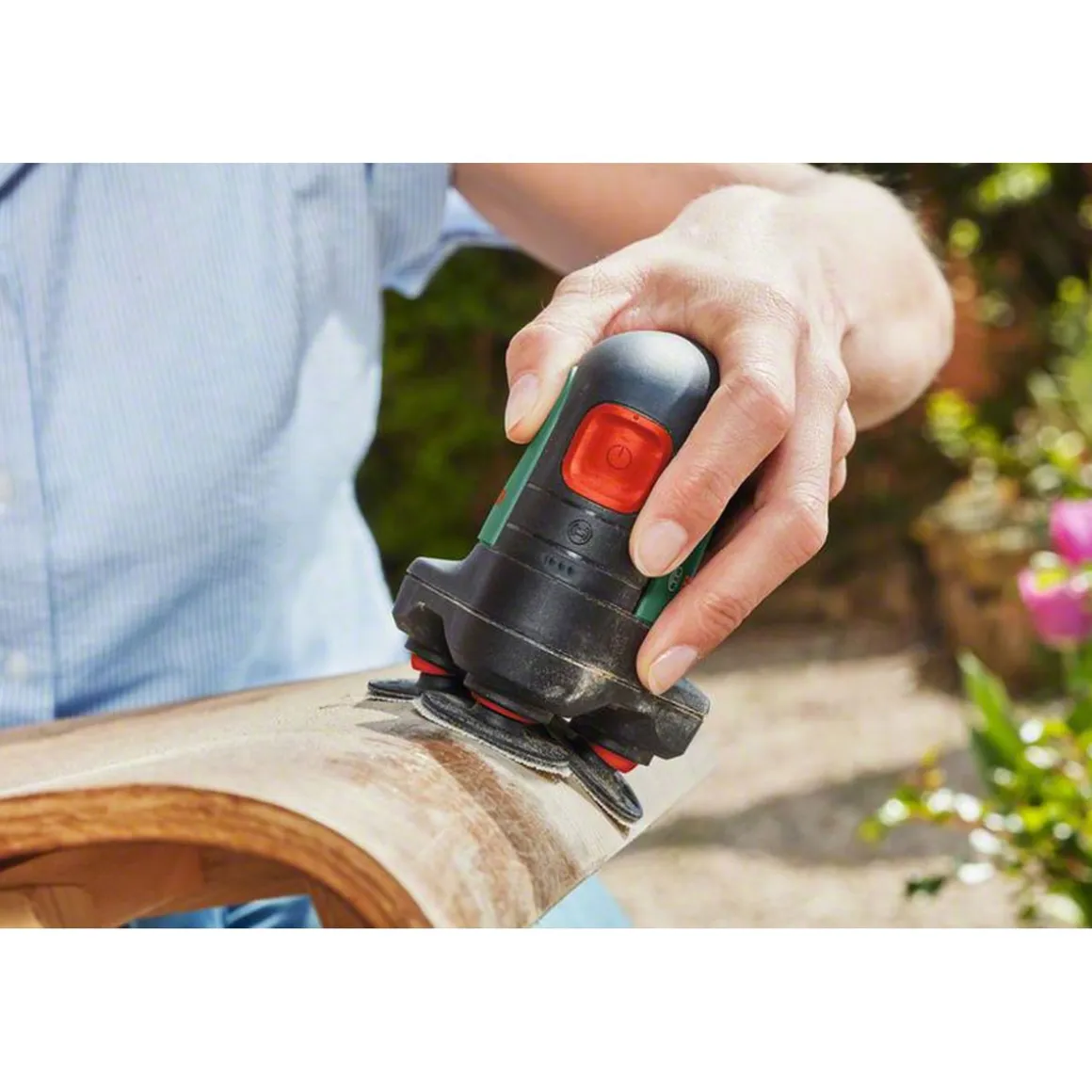 Bosch Akku-Tellerschleifer und Polierer-Set EasyCurvSander 12 ohne Akku 14-teilig