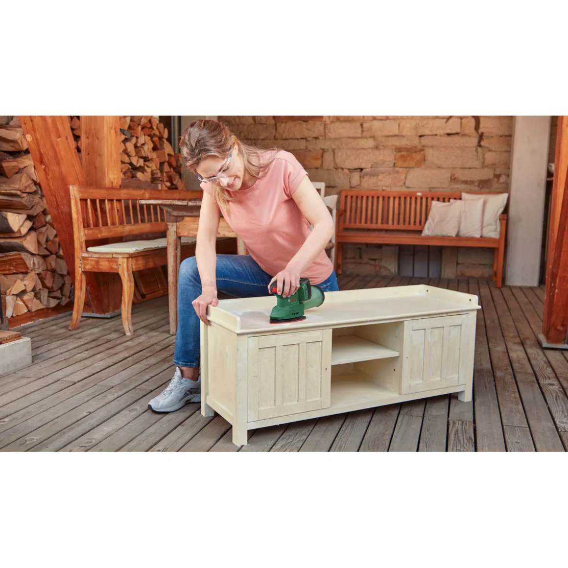Bosch Exzenterschleifer EasySander 18V-18
