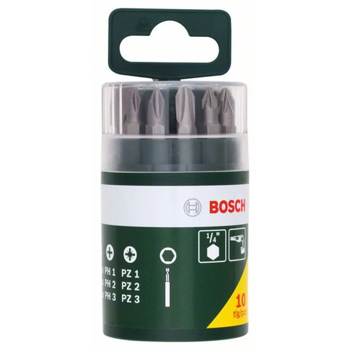 Bosch Schrauberbit-Set Runddose 10-teilig