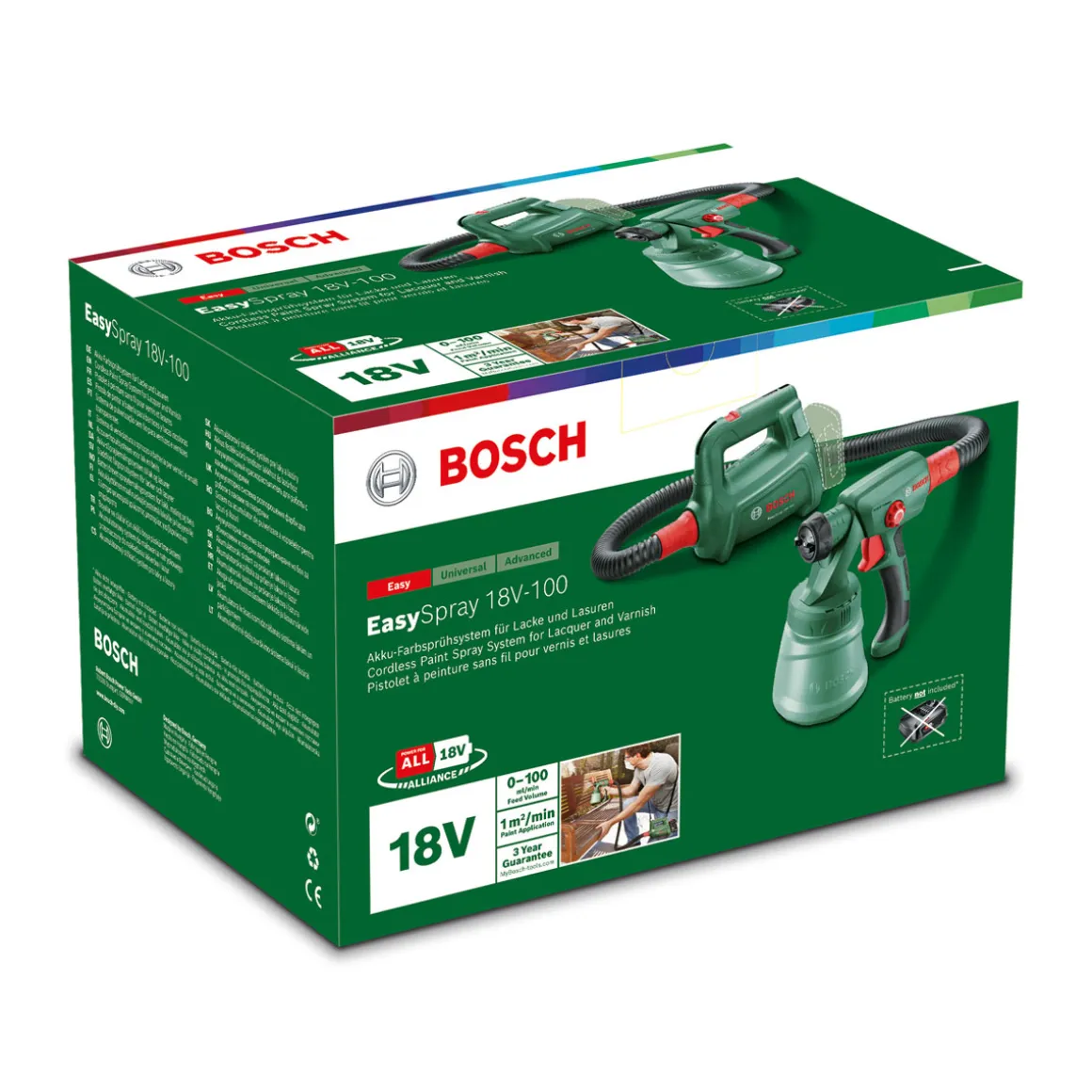 Bosch Sprühpistole EasySpray 18V-100