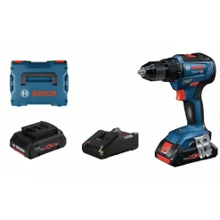 Bosch Professional Akku-Bohrschrauber GSR 18 V mit 2 Akkus