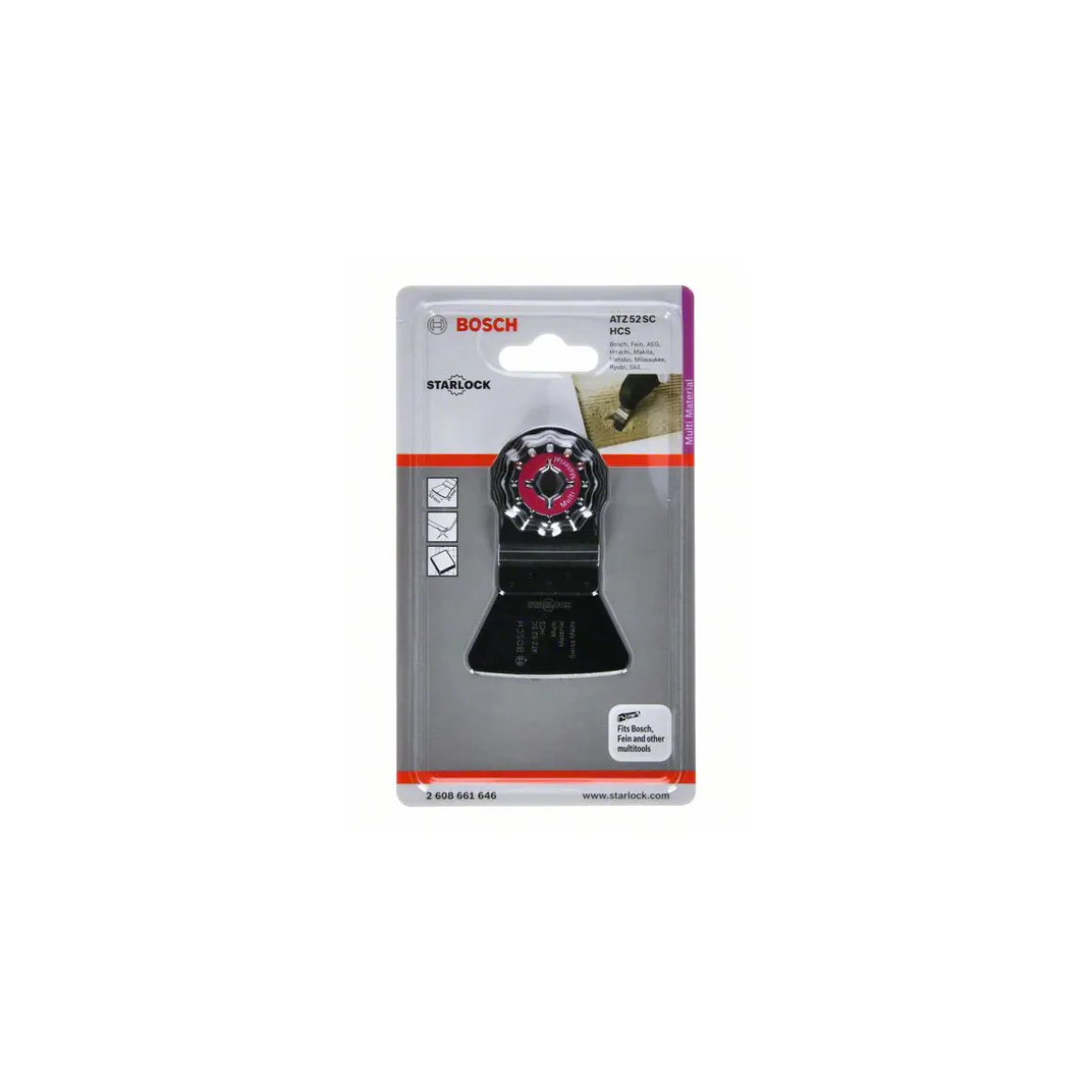 Bosch Professional HCS Schaber ATZ 52 SC starr 52 x 26 mm